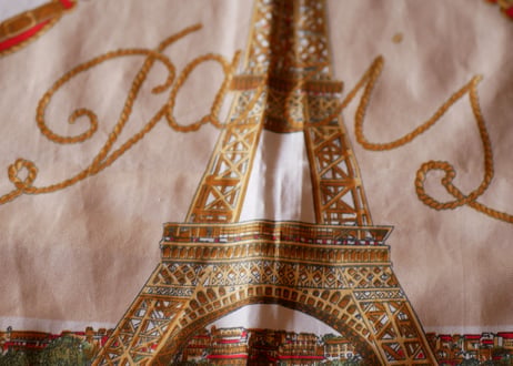 France・PARIS より ヴィンテージスカーフ　観光名所