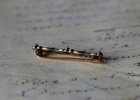 FIX　アンティークブローチ　ヴィンテージアクセサリー　フランス　ヴィンテージ　ブロカント