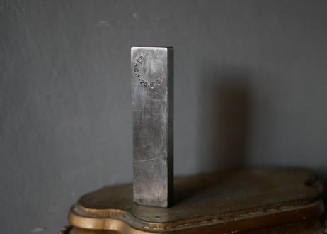 3 Metal engraving , monogramme　フランスアンティーク