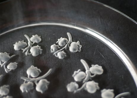 ＃1  Muguet plate,  Lalique