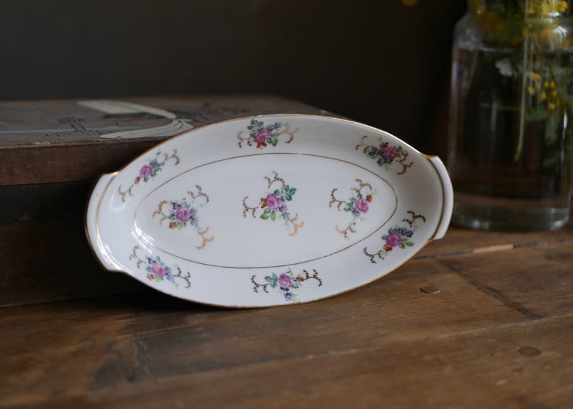 リモージュ アンティークプレート ベルナルドリモージュ ルイ15世