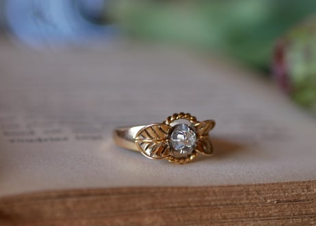 【お取り置き RESERVED】FR-23 antique RING 18K, Ruban