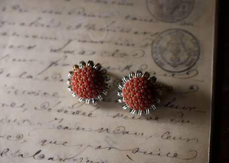 素敵なイヤリング FRANCE antique BROCANTE vintage