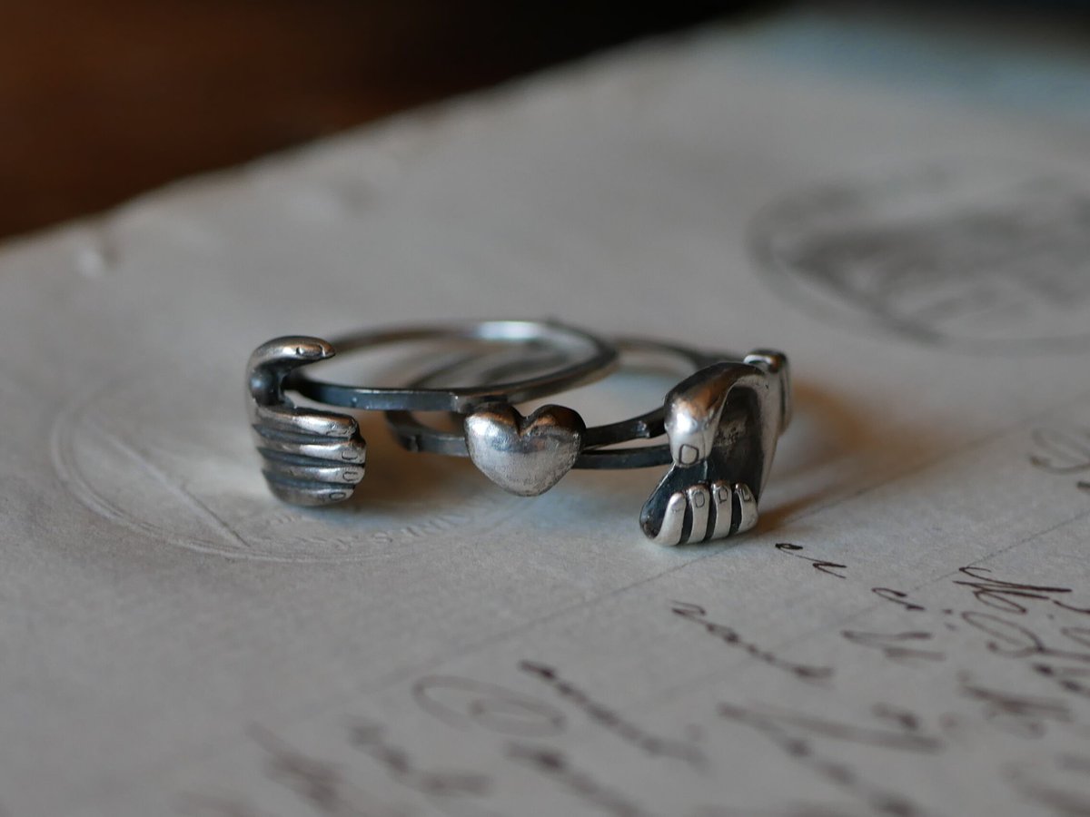 fede ring, sterling silver | mamantique