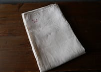 フランスアンティーク　リネン　イニシャル刺繍