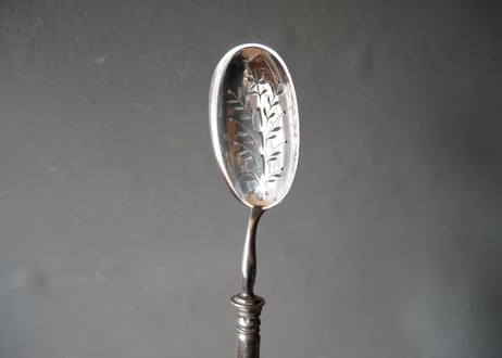 美しいアイスクリーム用スプーン　シルバー