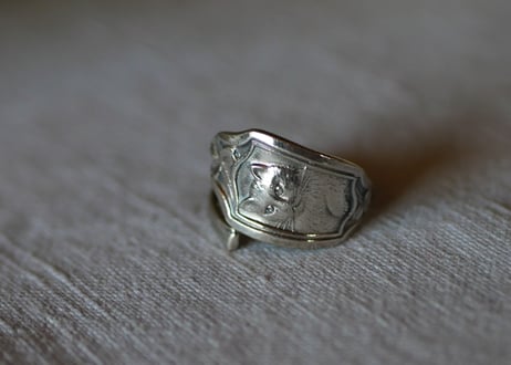 Spoon Ring 【Cat】with Post card