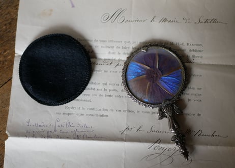 Hand mirror of Morpho