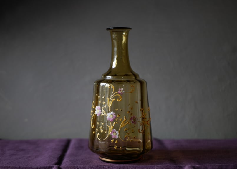 エナメルシリーズ part.6 フラワーベース フランスアンティーク