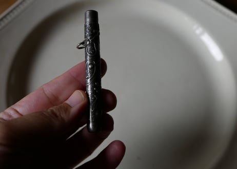 宿り木　クレヨン　ヤドリギ　シルバーメッキ　フランスアンティーク　ブロカントのある暮らし
