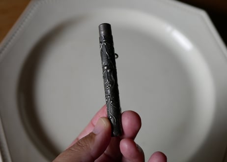 宿り木　クレヨン　ヤドリギ　シルバーメッキ　フランスアンティーク　ブロカントのある暮らし