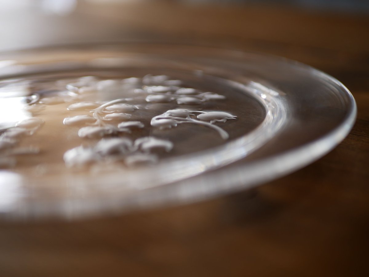 muguet B ラリックのスズランプレート ガラス | mamantique