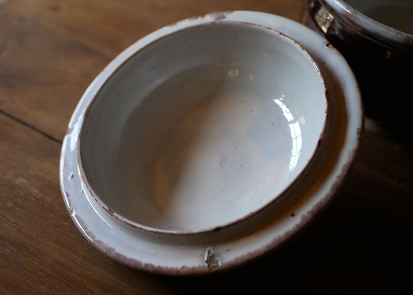 キュノワ フランスアンティーク スープポット キュノワール ブロカント