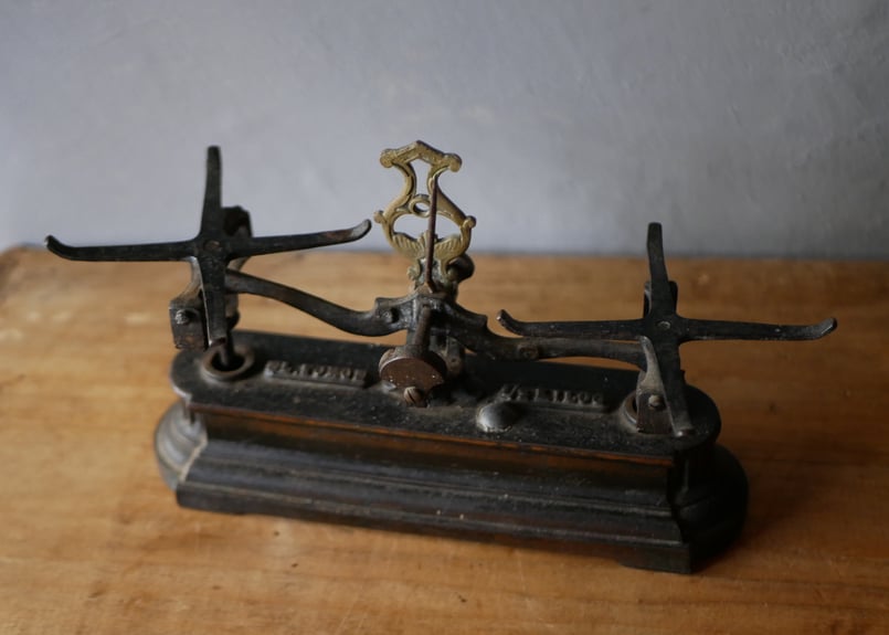 EL FORCE フランスアンティーク バランススケール 上皿天秤