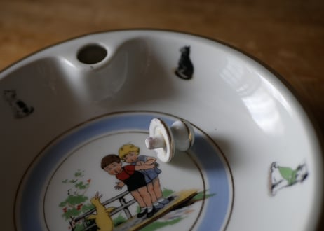 LIMOGES リモージュのヒータープレート　お皿　ブロカント　フランスアンティーク