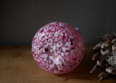クリシー　オパリンガラス　フラワーベース　花器　ブロカント　フランスアンティーク