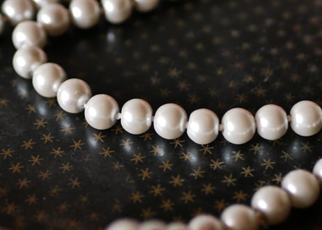 glass beads necklace