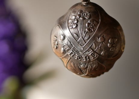 sterling silver baby rattle