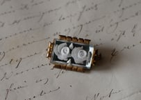 ルーサイト　ミニブローチ　フランスヴィンテージ　ヴィンテージブローチ　アクセサリー　ブロカント