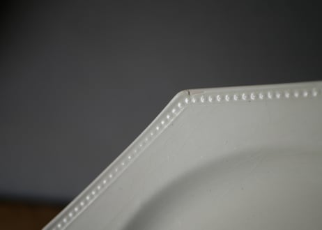 no.6 MONTEREAU クレイユモントロー　オクトゴナル　フランスアンティーク　アンティーク皿