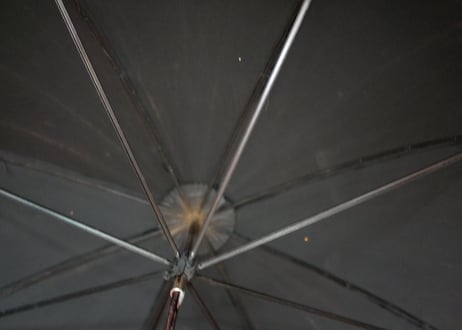 French solid silver, umbrella