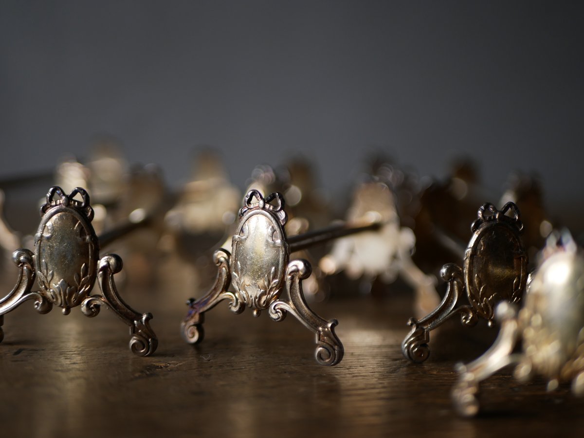 カトラリーレスト リボン フランスアンティーク アンティークのある