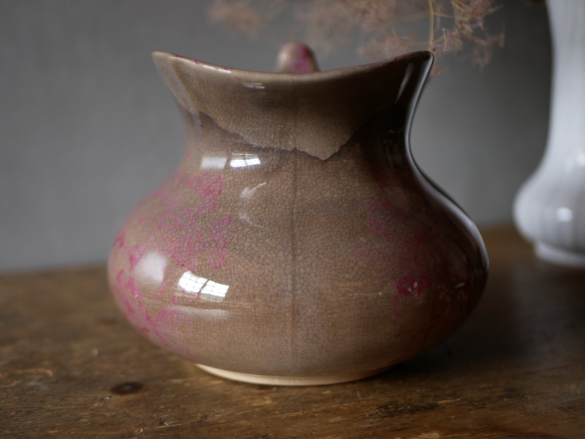 フランスアンティーク　ピッチャー　水差し　プチポアン　ブロカント フランスアンティーク ピッチャー 水差し プチポアン ブロカント