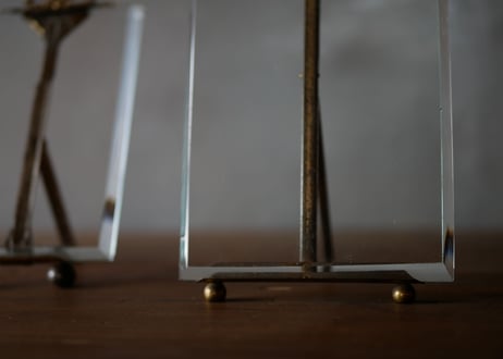 硝子の写真立て　フランスアンティーク　Medium