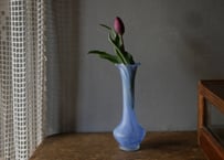 サテンガラス　アンティーク　フラワーベース　花器　花瓶　アンティークのある暮らし