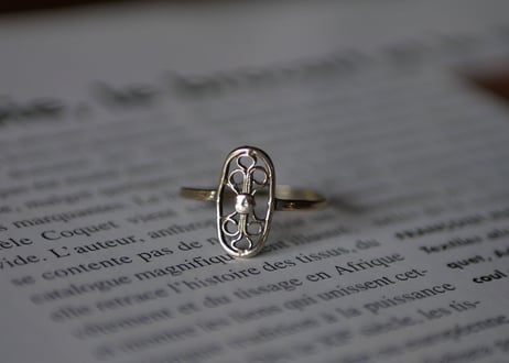 filigree silver ring