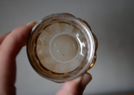ガラスの小物入れ　フランスヴィンテージ　ブロカントのある暮らし　ブロカント
