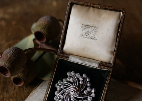 Mimosa, Trifari brooch