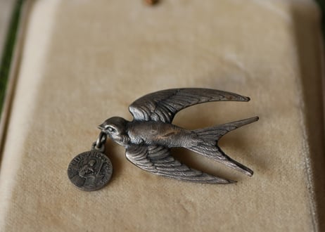 swallow brooch