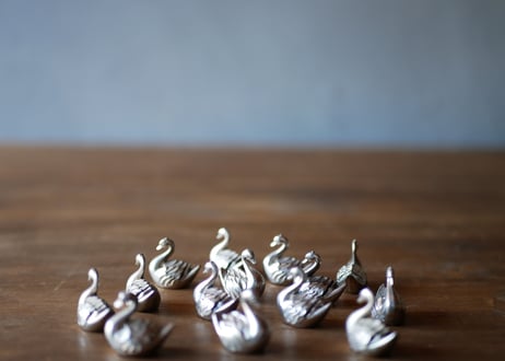 swan, card holder