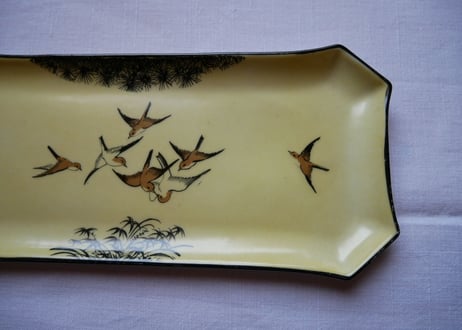 ツバメ　LIMOGES　プレート　フランスアンティーク