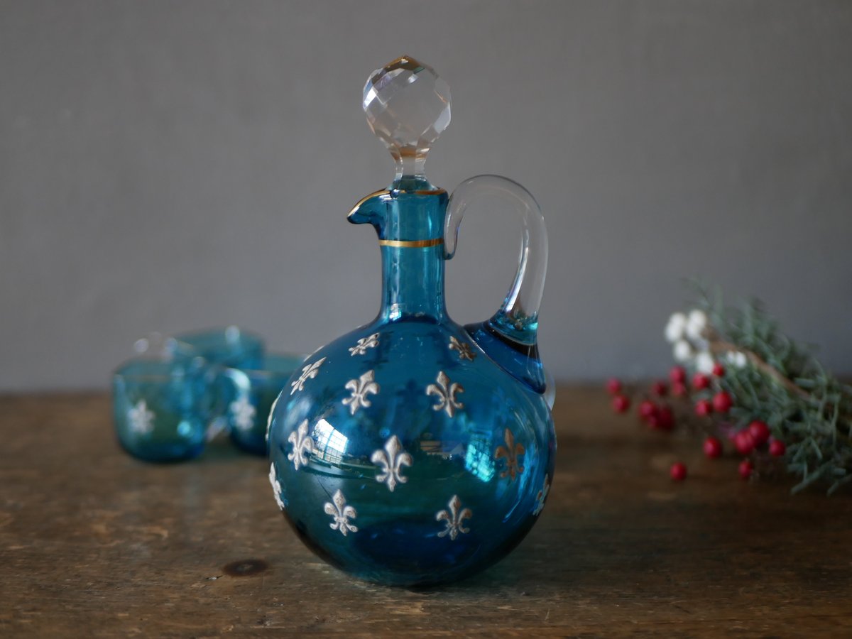 エナメルシリーズ part.10 フルールドリス カラフェ フランス