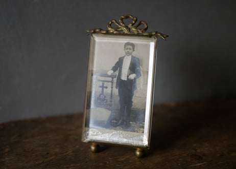 フォトフレーム　フランスアンティーク　写真立て　ブロカント　アンティークのある暮らし