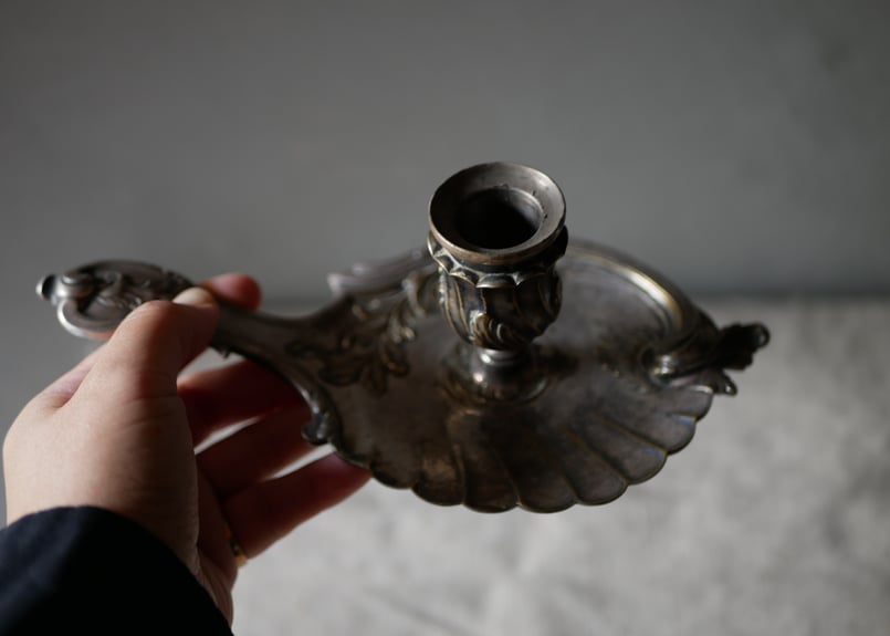 クリストフル/Christofle/シルバー メッキ/キャンドルホルダー2個 クリストフル/Christofle/シルバー メッキ/キャンドルホルダー2個