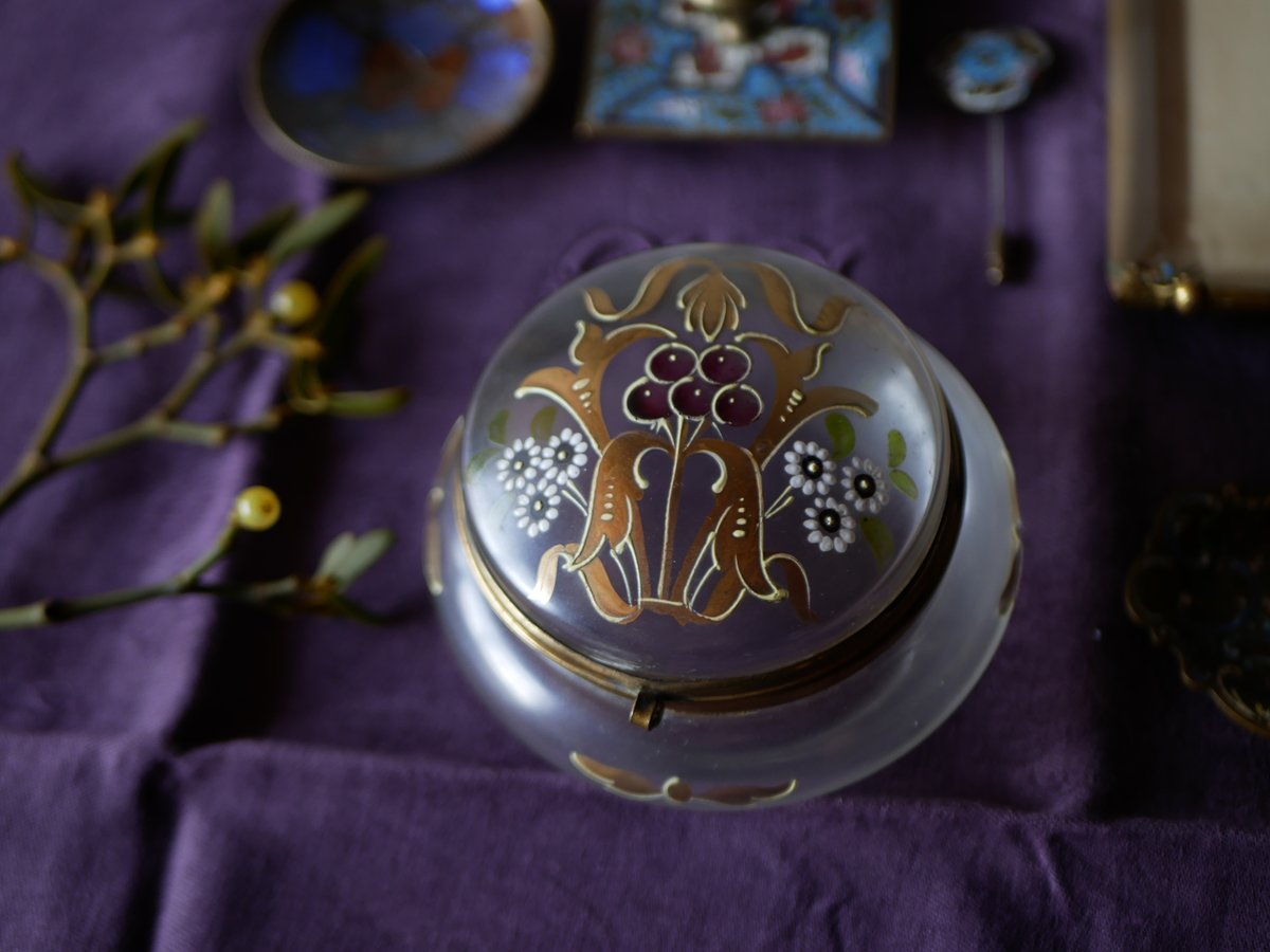 エナメルシリーズ part.5 ボンボニエール フランスアンティーク