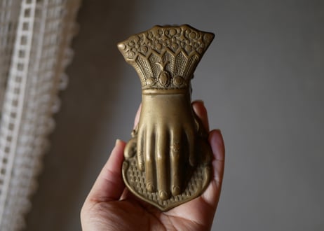 HAND 　貴婦人の手　クリップ　フランスアンティーク　ブロカントのある生活
