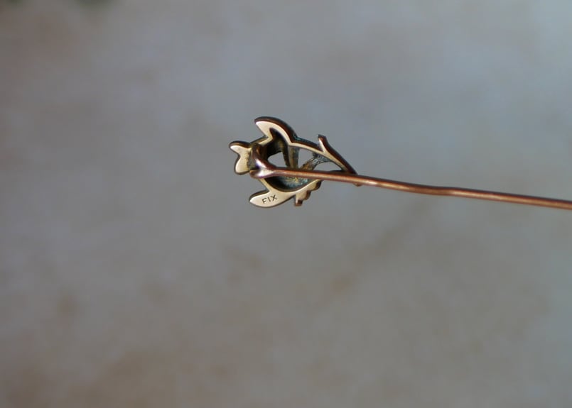 FIX 宿り木 ハットピン クラヴァットピン フランスアンティーク