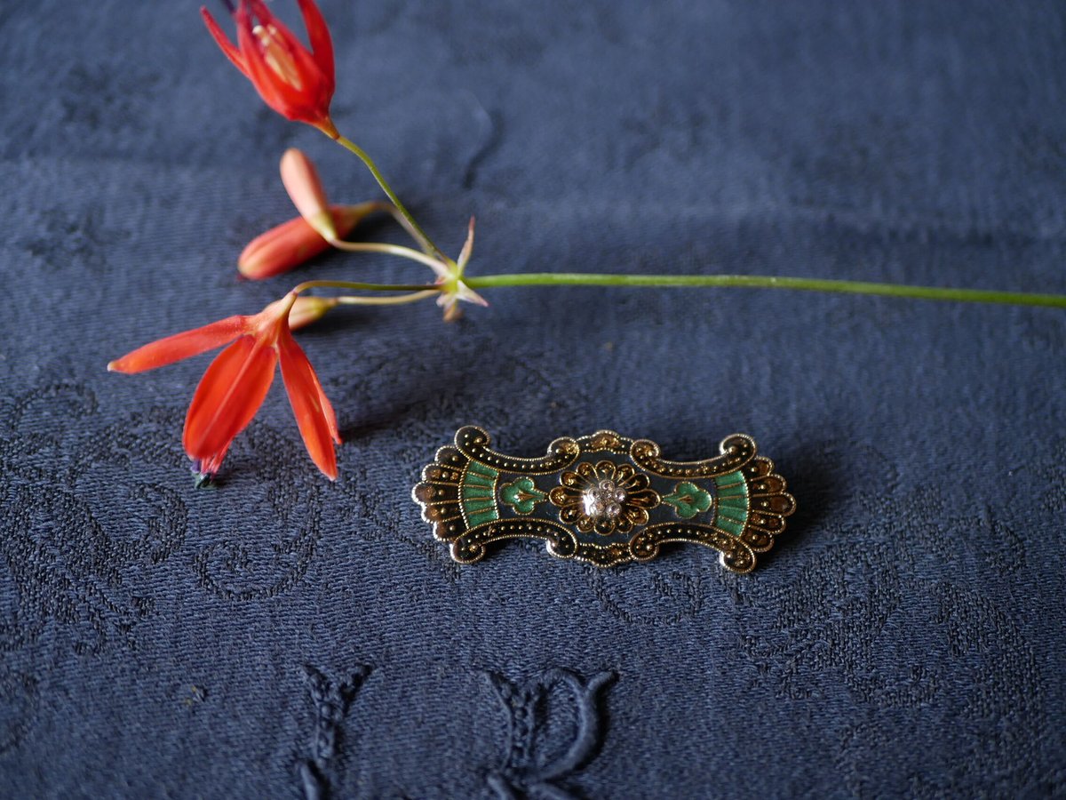 フランスPer Spook ヴィンテージ ピンブローチ フランスPer Spook