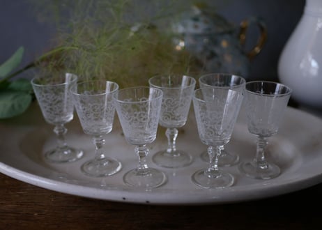 残り→３　　shot glass