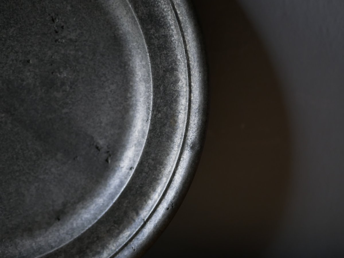 ピュータープレート フランスアンティーク アンティークのある暮らし