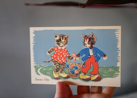 Spoon Ring 【Cat】with Post card