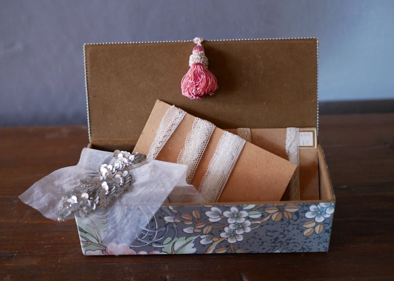 フランスアンティーク カルトナージュ ブロカント タッセル | mamantique