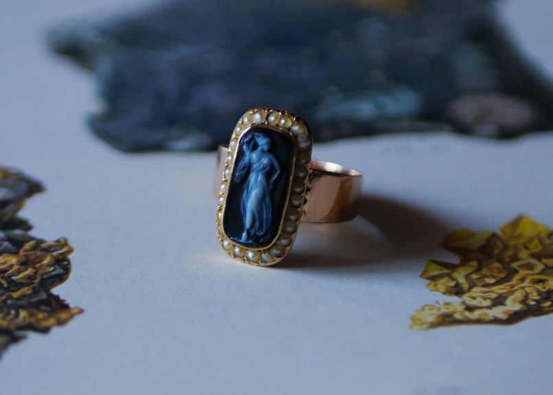 15 号　アンティーク　リングセット マルチ3連リングセット｜WOMEN｜250HAB56-420K｜AZUL BY MOUSSY