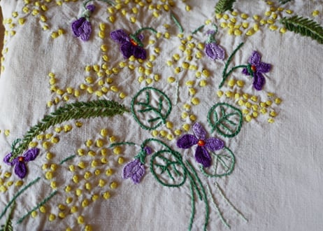 mimosa table cloth