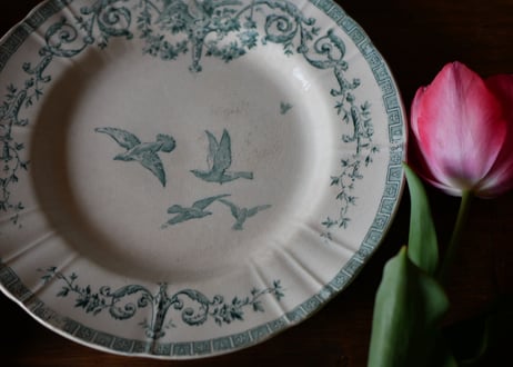 GIEN,  ”Marie-Antoinette" plate
