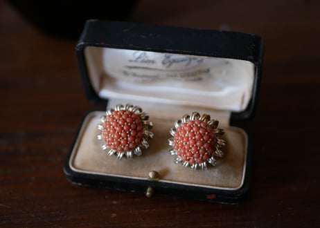 素敵なイヤリング FRANCE antique BROCANTE vintage
